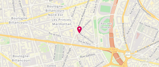 Plan de MESKENS-SPAULDING Catherine, 31 Rue des Princes, 92100 Boulogne-Billancourt