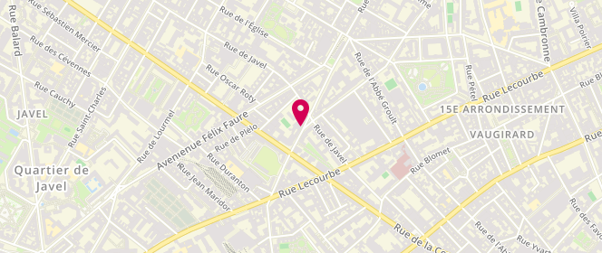 Plan de LAFFONT Chantal, 158 Rue de la Croix Nivert, 75015 Paris