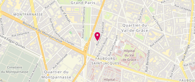 Plan de PLANAT Pierre, 42 Rue Henri Barbusse, 75005 Paris