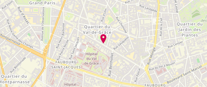 Plan de DEVIDAL-MENGUY Delphine, 82 Rue Claude Bernard, 75005 Paris