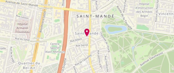 Plan de EROUKHMANOFF Pierre, 4 Rue Allard, 94160 Saint-Mandé