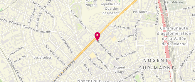 Plan de TOURNIER Gilles, 23 Boulevard Gallieni, 94130 Nogent-sur-Marne