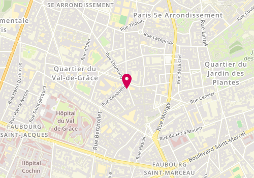 Plan de MARIE Elisabeth, 50 Rue Lhomond, 75005 Paris