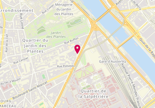 Plan de SIMÉON Edouard, 24 Boulevard de l'Hopital, 75005 Paris