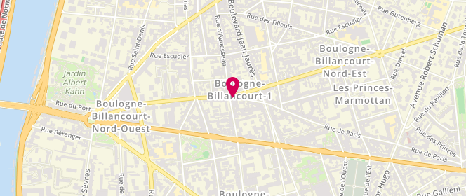 Plan de PLATKIEWICZ Marc, 111 Rue de Paris, 92100 Boulogne-Billancourt