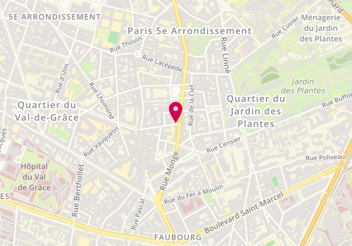 Plan de SARFATY Jacques, 86 rue Monge, 75005 Paris
