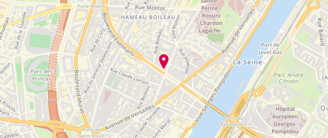 Plan de LAURENT-CORIAT Caroline, 40 Boulevard Exelmans, 75016 Paris