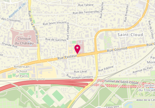 Plan de SCHAACK-GOURVIL Emmanuelle, 16 Rue Pasteur, 92210 Saint-Cloud