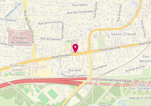 Plan de PETRUESCU Laura-anna, 14 Rue Pasteur, 92210 Saint-Cloud