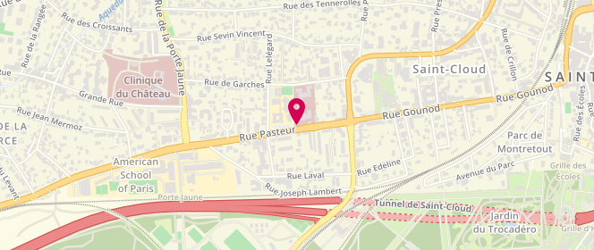 Plan de BUSQUET Jacques, 16 Rue Pasteur, 92210 Saint-Cloud