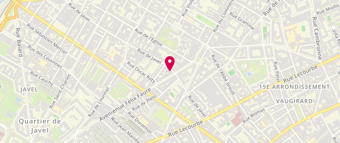 Plan de BELLIS-CHAHIM Maryam, 152-154 Rue de Javel, 75015 Paris