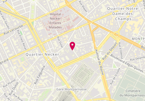 Plan de LE BRETON-NAMAN Maryvonne, 12 Rue Armand Moisant, 75015 Paris