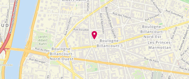 Plan de CHARRON-COLLIN Annick, 14 Rue de Verdun, 92100 Boulogne-Billancourt