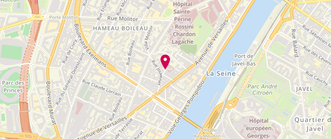 Plan de RAINGEVAL Xavier, 6 Square Jouvenet, 75016 Paris