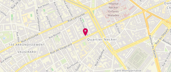 Plan de GUILLAUME-CZITROM Séverine, 178 Rue de Vaugirard, 75015 Paris