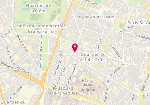 Plan de CHAPSAL Jean, 260 Rue Saint Jacques, 75005 Paris