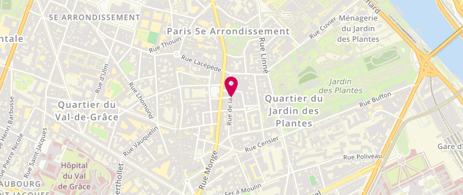 Plan de GAYRAUD Jean-Marcel, 46 Rue de la Clef, 75005 Paris