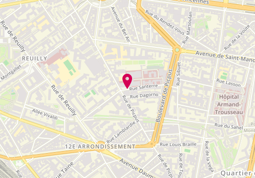 Plan de DELANNOY Marion, 5 Rue Santerre, 75012 Paris