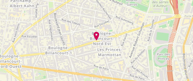 Plan de GOMIS Thierry, 84 Rue du Chateau, 92100 Boulogne-Billancourt