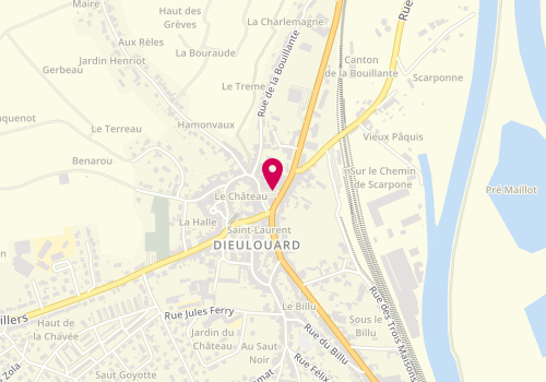 Plan de MOUROT-BOYON Daphné, 2 Place de Verdun, 54380 Dieulouard
