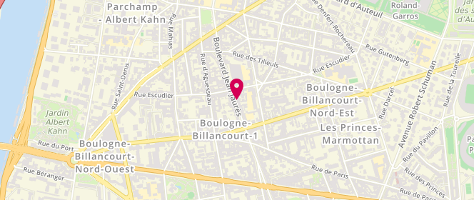 Plan de GUTH-MULLER Sandrine, 15 Boulevard Jean Jaurès, 92100 Boulogne-Billancourt