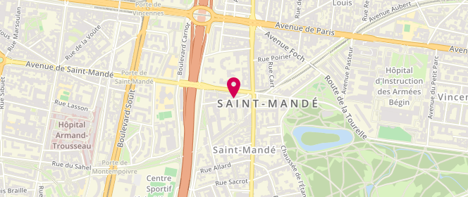 Plan de BRAUN POCHMALICKI Michèle, 7 Rue Mongenot, 94160 Saint-Mandé