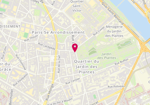 Plan de LION-SERVENT Laurence, 59 Rue Geoffroy Saint Hilaire, 75005 Paris