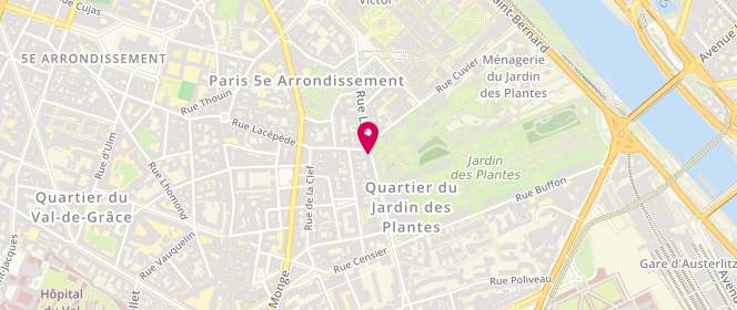 Plan de EL HAMDAOUI Mohamed, 59 Rue Geoffroy Saint Hilaire, 75005 Paris