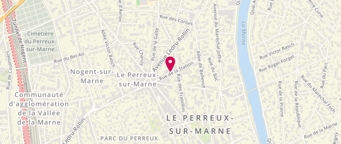 Plan de ROUXEL François, 17 Rue de la Station, 94170 Le Perreux-sur-Marne