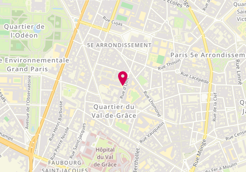 Plan de MAUREL Véronique, 26 Rue d'Ulm, 75005 Paris
