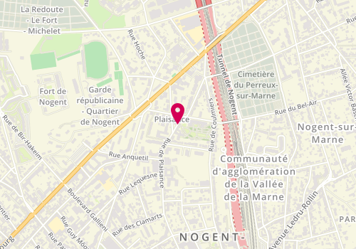 Plan de TASTET Fabien, 30 Rue de Plaisance, 94130 Nogent-sur-Marne