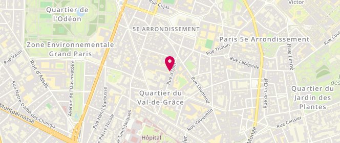Plan de ALLALI Sofiane, 26 Rue d'Ulm, 75005 Paris