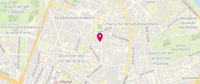 Plan de BERESSI Nathalie, 12 Rue Tournefort, 75005 Paris