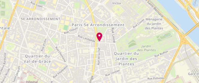 Plan de BONHOMME Edouard, 20 Rue Lacépède, 75005 Paris