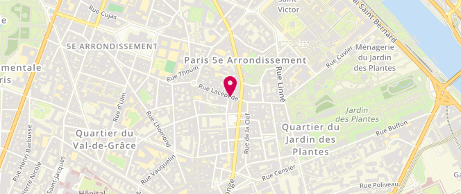 Plan de MARIOTTI Marie-Gaëlle, 29 Rue Lacépède, 75005 Paris