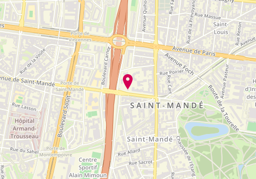 Plan de DESCAMPS Marion, 35 Avenue Courteline, 75012 Paris