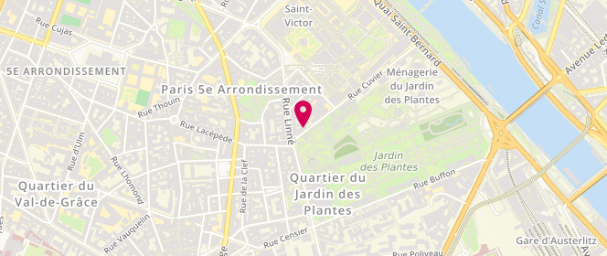 Plan de RAFONI Pascal, 16 Rue Cuvier, 75005 Paris