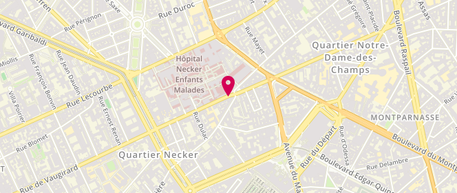 Plan de CABANAC-JURAND Cécile, 137 Rue de Vaugirard, 75015 Paris