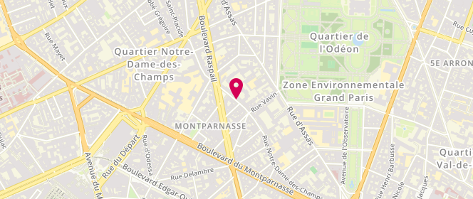 Plan de KRIER Alain, 47 Rue Notre Dame des Champs, 75006 Paris