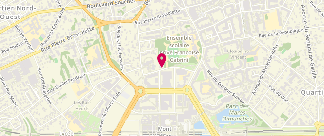 Plan de OUDNI Souad, 6 Rue Jean Richepin, 93160 Noisy-le-Grand