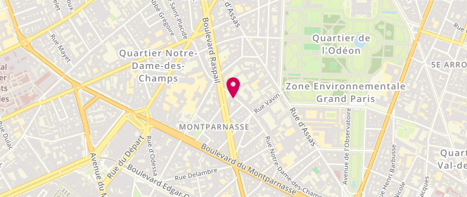 Plan de RUHIN Blandine, 42 Rue Notre Dame des Champs, 75006 Paris