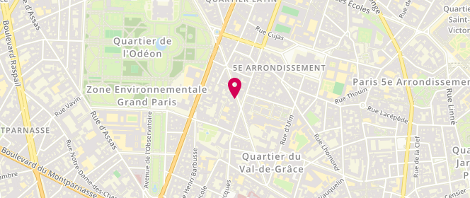 Plan de ZAHARIA Catherine, 28 Rue Gay Lussac, 75005 Paris
