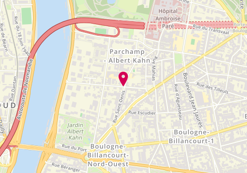 Plan de SANTINI Christelle, 10 Rue Anna Jacquin, 92100 Boulogne-Billancourt
