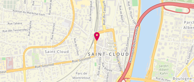 Plan de LE GOUILL Steven, 35 Rue Dailly, 92210 Saint-Cloud