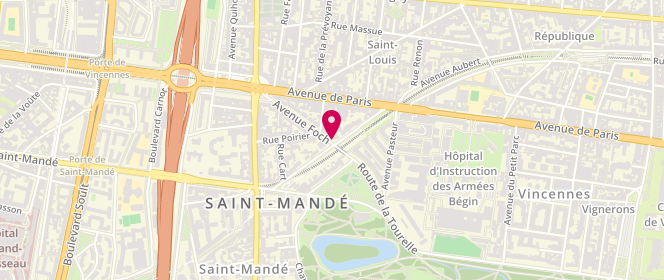 Plan de COCO Ulysse, 13 Avenue Foch, 94160 Saint-Mandé