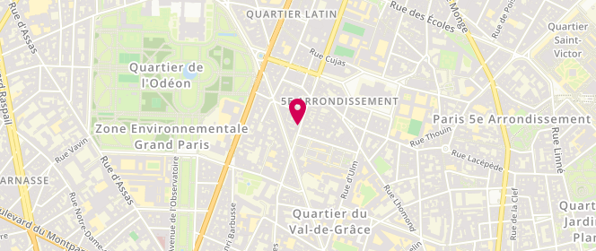 Plan de DAMMAN Daniel, 216 Rue Saint Jacques, 75005 Paris