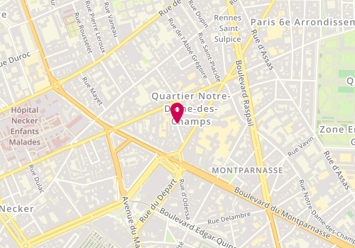Plan de FONTAINE Florence, 11 Rue Littre, 75006 Paris