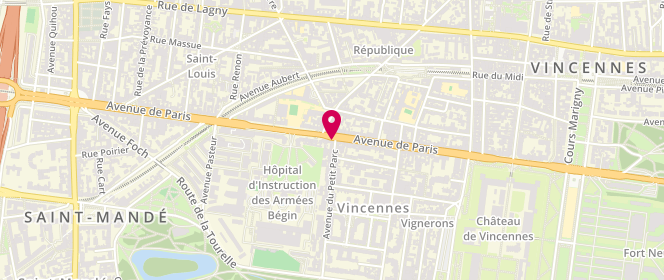 Plan de TANNOUS Ghassan, 51 Avenue de Paris, 94300 Vincennes