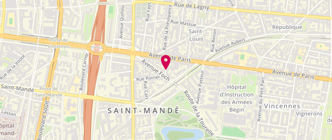 Plan de GALAT Thierry, 4 Rue du parc, 94160 Saint-Mandé