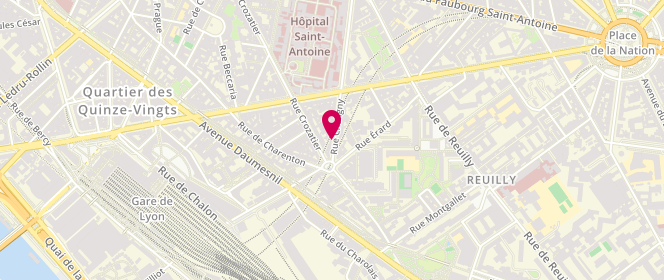 Plan de CHRYSSOSTALIS Ariane, 7 Rue Chaligny, 75012 Paris